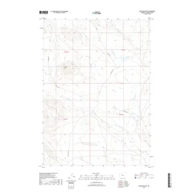 2017 Map of Shotgun Butte, 2017 Print