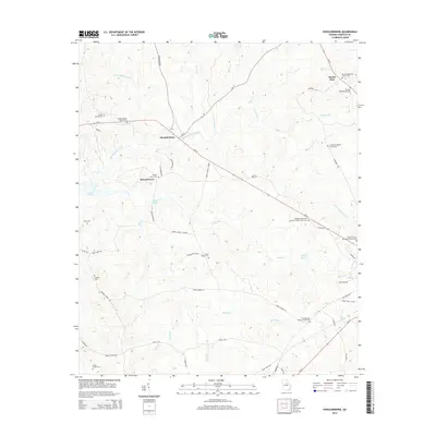 2014 Map of Shoulderbone, 2014 Print