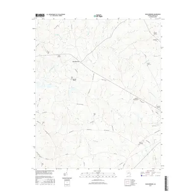 2017 Map of Shoulderbone, 2017 Print