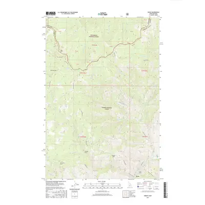 2017 Map of Shoup, 2017 Print