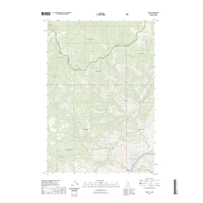 2023 Map of Shoup, 2023 Print
