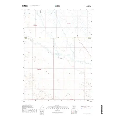 2017 Map of Shovel Dot Ranch, 2017 Print