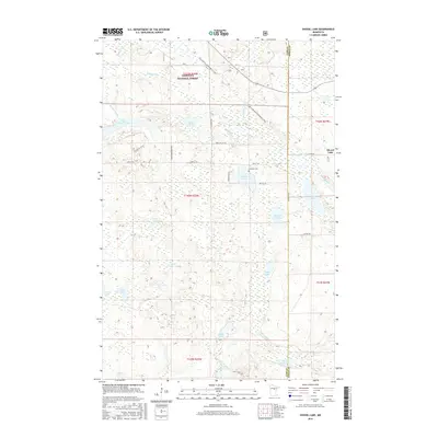 2016 Map of Shovel Lake, 2016 Print