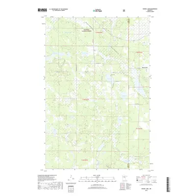 2019 Map of Shovel Lake, 2019 Print