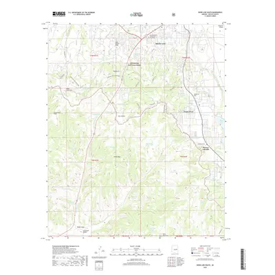 2018 Map of Show Low South, 2018 Print