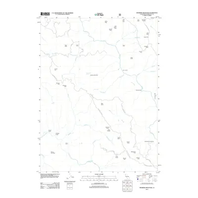 2012 Map of Showers Mountain, 2012 Print