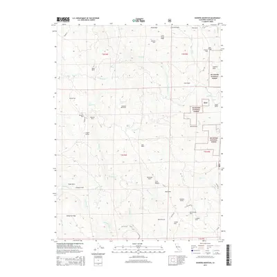 2015 Map of Showers Mountain, 2015 Print