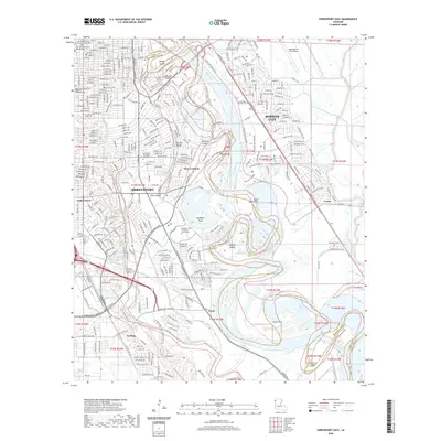 2020 Map of Shreveport East, 2020 Print