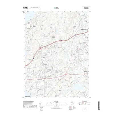 2018 Map of Shrewsbury, 2018 Print