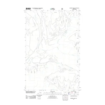 2011 Map of Shroder Creek, 2011 Print
