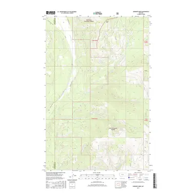2017 Map of Shroder Creek, 2017 Print