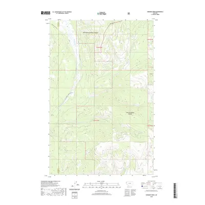 2020 Map of Shroder Creek, 2020 Print
