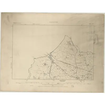 1879 Map of Shropshire I.SE, 1884 Print