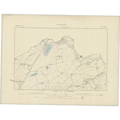 1879 Map of Shropshire II.SW, 1884 Print