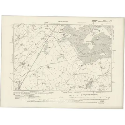 1924 Map of Shropshire II.SW, 1930 Print