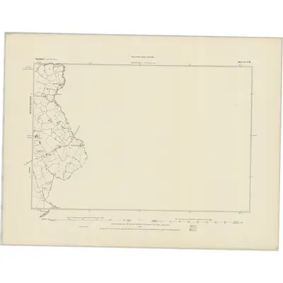 1879 Map of Shropshire IV.SW, 1884 Print