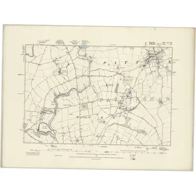1882 Map of Shropshire LII.SE, 1890 Print
