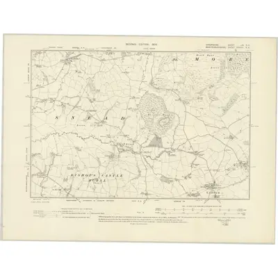 1901 Map of Shropshire LIV.SE, 1903 Print