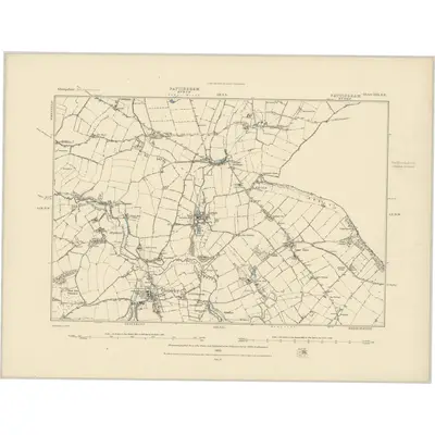 1882 Map of Shropshire LIX.NE, 1883 Print