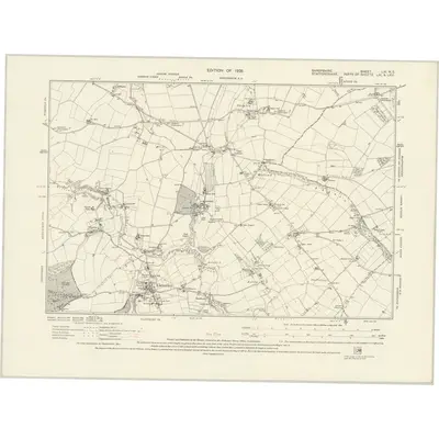 1924 Map of Shropshire LIX.NE, 1928 Print