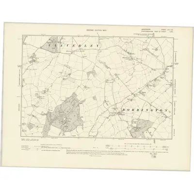 1901 Map of Shropshire LIX.SE, 1903 Print