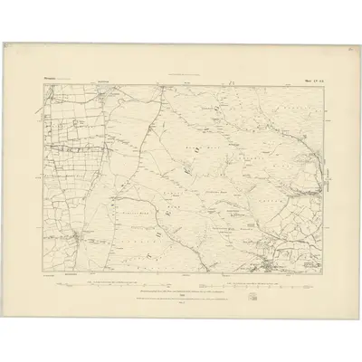 1882 Map of Shropshire LV.SE, 1883 Print