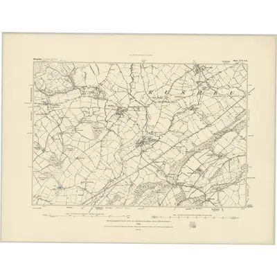 1882 Map of Shropshire LVI.SE, 1883 Print