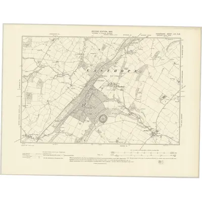 1901 Map of Shropshire LVII.NW, 1903 Print