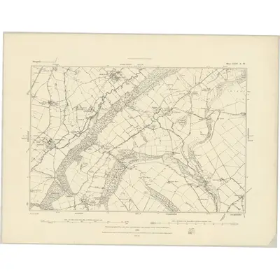 1883 Map of Shropshire LXIV.SW