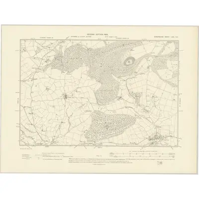 1901 Map of Shropshire LXIX.NE, 1903 Print