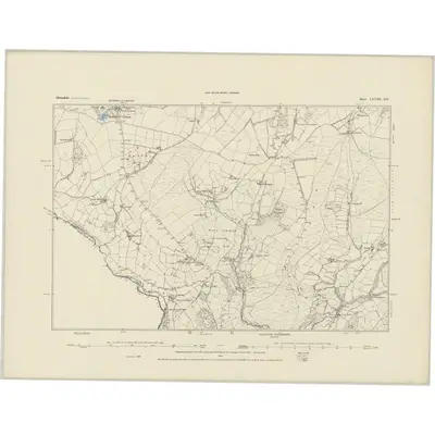 1883 Map of Shropshire LXVIII.SE, 1884 Print