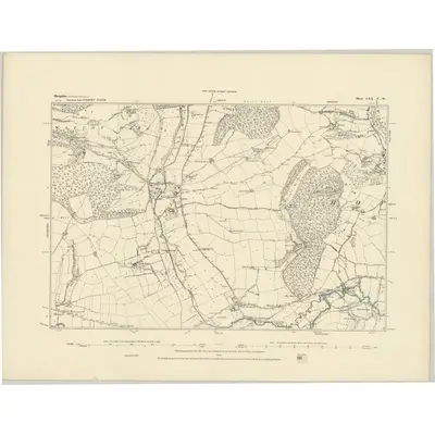 1883 Map of Shropshire LXX.NW