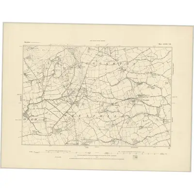 1883 Map of Shropshire LXXII.NE