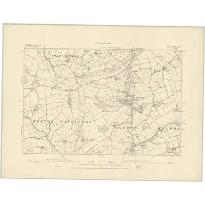 1883 Map of Shropshire LXXII.NW