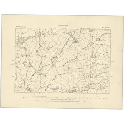1883 Map of Shropshire LXXII.SW