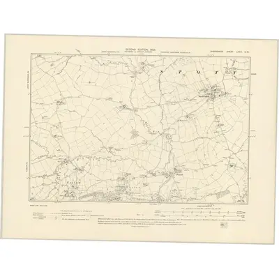 1901 Map of Shropshire LXXIII.NW, 1903 Print