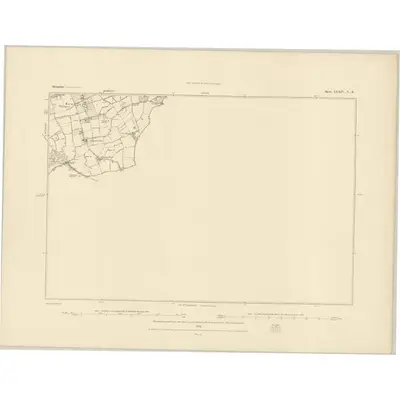 1882 Map of Shropshire LXXIV.NE, 1883 Print
