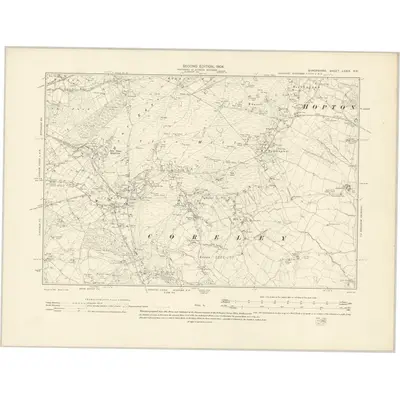 1902 Map of Shropshire LXXIX.NE, 1904 Print