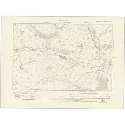 1926 Map of Shropshire LXXVI.NE, 1929 Print