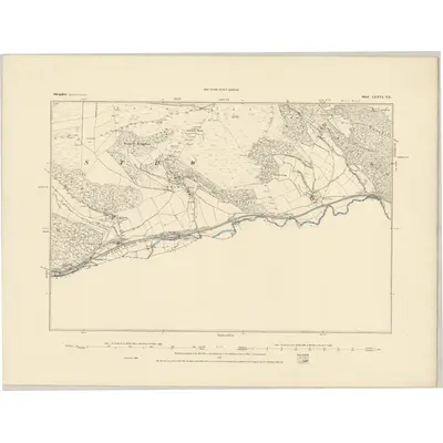 1882 Map of Shropshire LXXVI.SE, 1883 Print