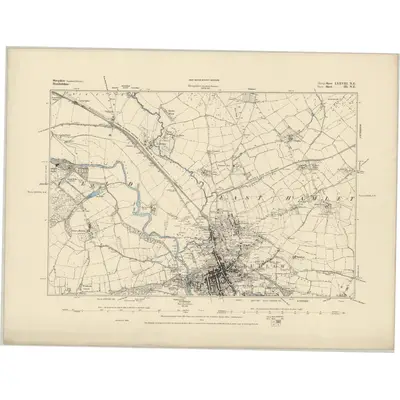 1884 Map of Shropshire LXXVIII.NE