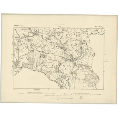 1883 Map of Shropshire LXXX SW & SE
