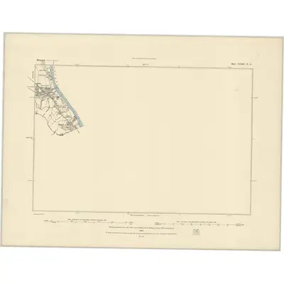 1882 Map of Shropshire LXXXI.NE, 1883 Print