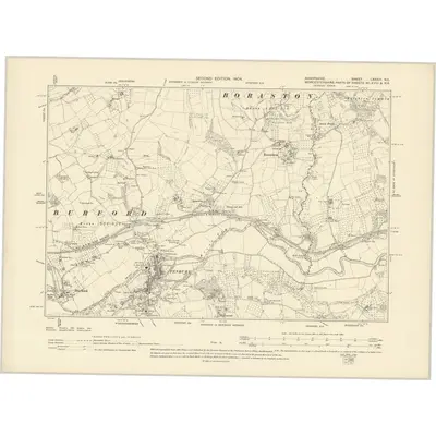 1902 Map of Shropshire LXXXIII.NE, 1904 Print