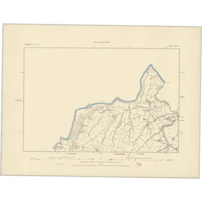 1874 Map of Shropshire V.NE, 1884 Print