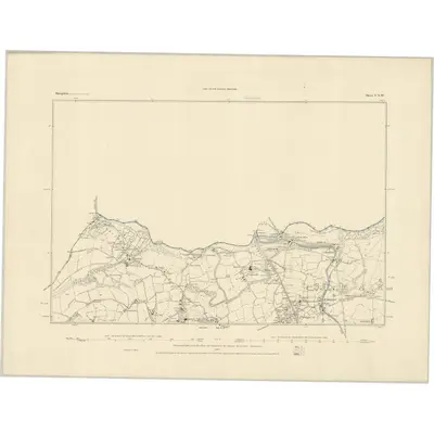 1874 Map of Shropshire V.SW, 1884 Print