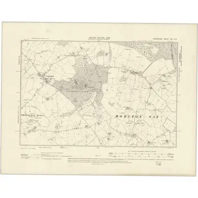 1899 Map of Shropshire VIII.SE, 1902 Print