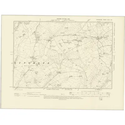 1901 Map of Shropshire XLVIII.SE, 1903 Print