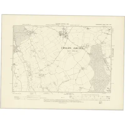 1900 Map of Shropshire XXIII.SW, 1902 Print