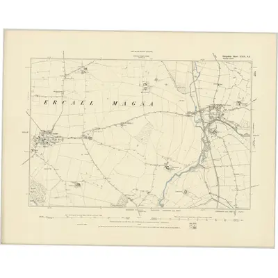 1880 Map of Shropshire XXIX.SE, 1886 Print